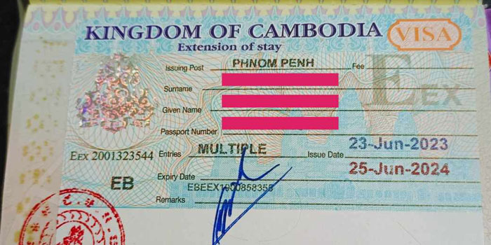 Cambodia extended visa Cambodia extended visa