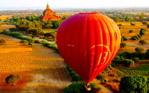 How to Enjoy the Hot Air Balloon when Traveling Myanmar (Burma)?