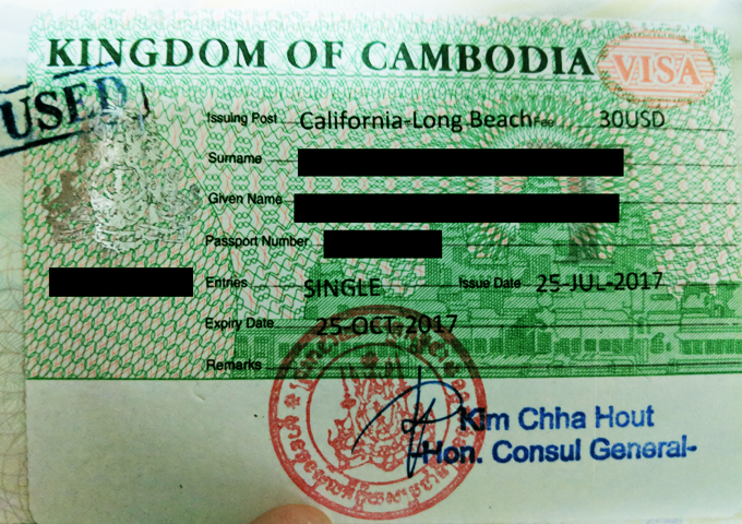 Cambodia Tourism Visa