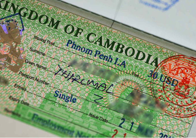 Cambodia tourist visa