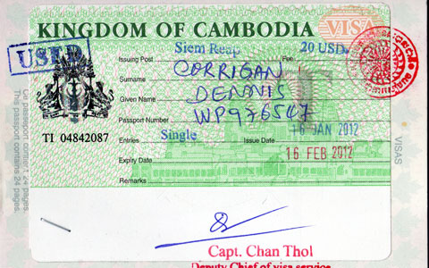 How Much it Costs for Getting a Cambodia Visa for Cambodia Tour