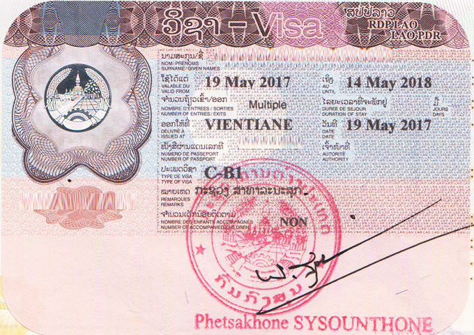 Visa for Cambodia and Laos Tour