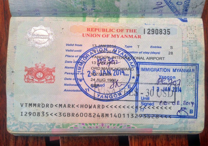 How to Apply Visas for Myanmar and Laos Tour