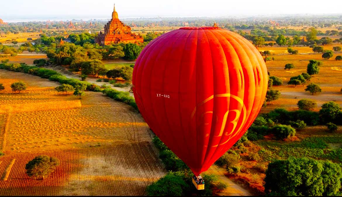 How to Enjoy the Hot Air Balloon when Traveling Myanmar (Burma)?